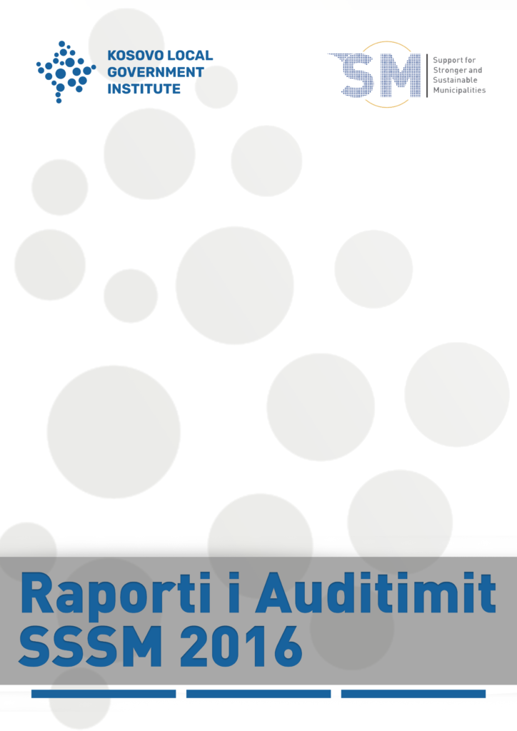 KLGI 2016 Raporti i Auditimit SSSM