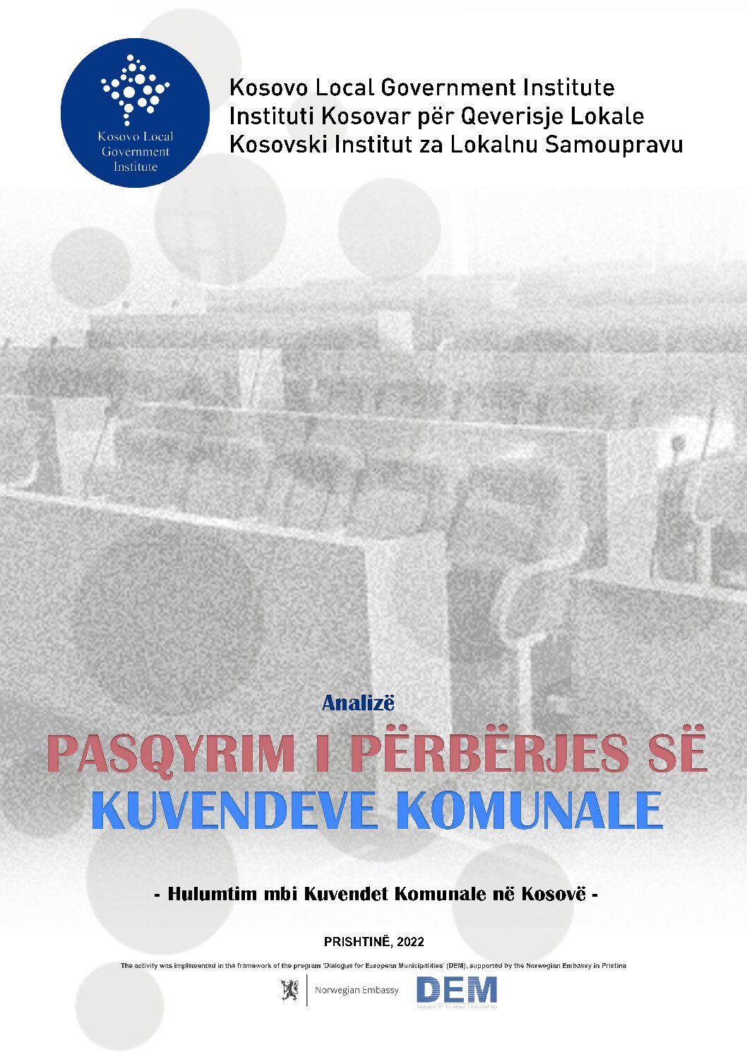 Read more about the article Analizë: Pasqyrimi i përbërjes së Kuvendeve Komunale