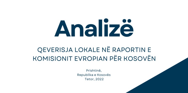 You are currently viewing KLGI publikon analizën e KE-së për qeverisje lokale