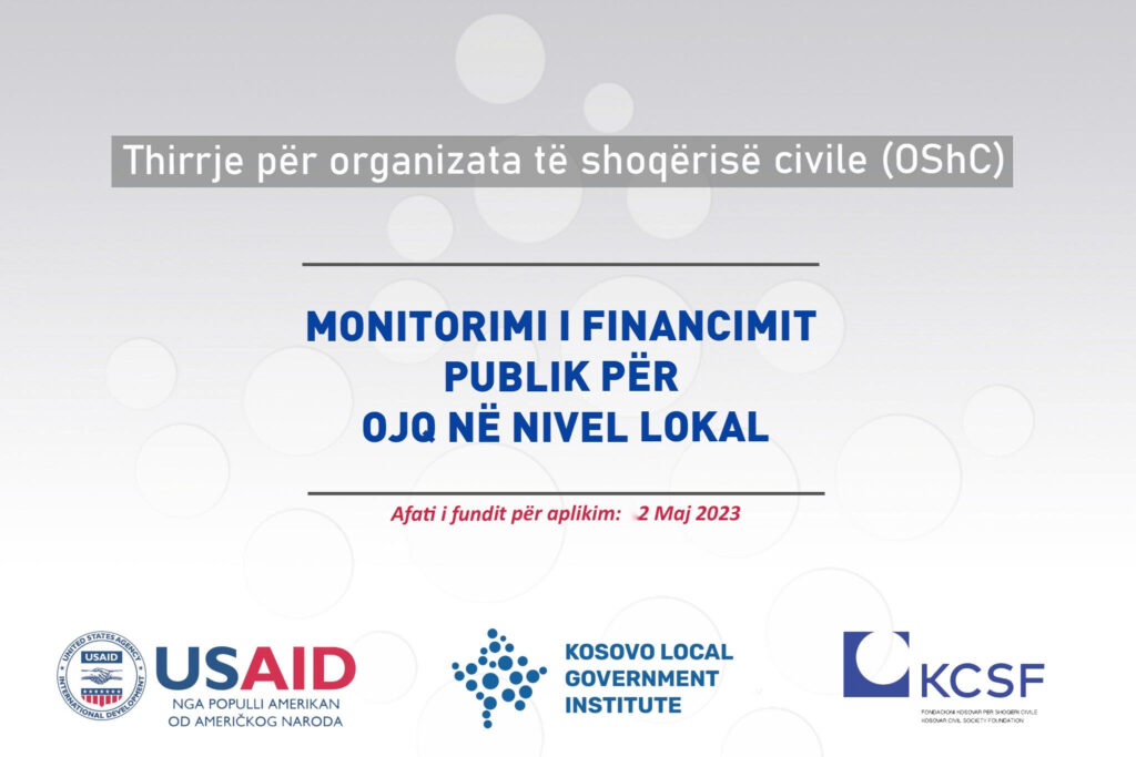 Thirrje për organizata të shoqërisë civile (OShC)