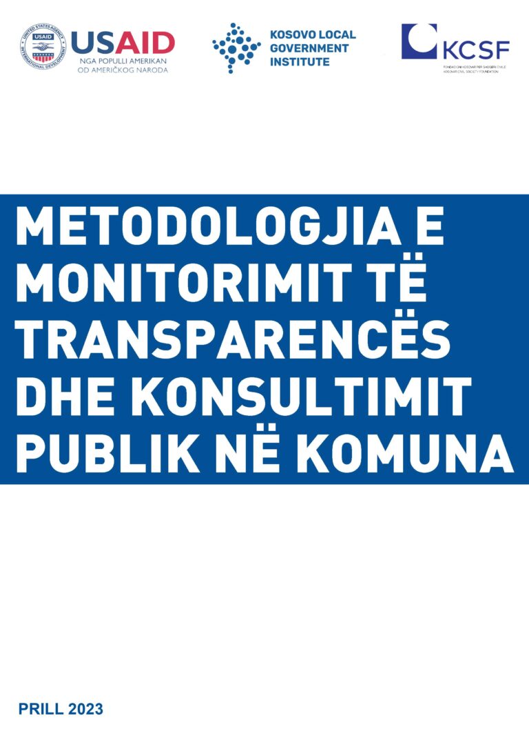 Read more about the article Metodologjia e Monitorimit të Transparences dhe Konsultimit Publik ne Komuna