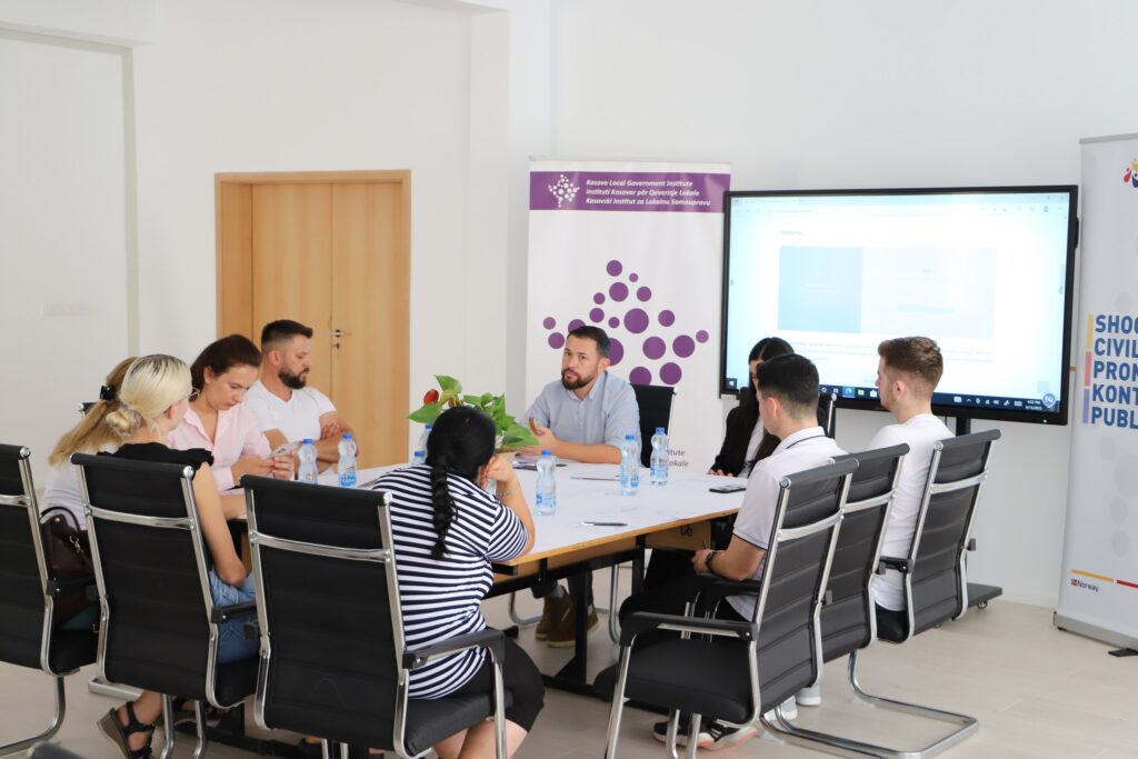 KLGI organized an informative meeting with Civil Society Organizations (CSOs) in the city of Klina