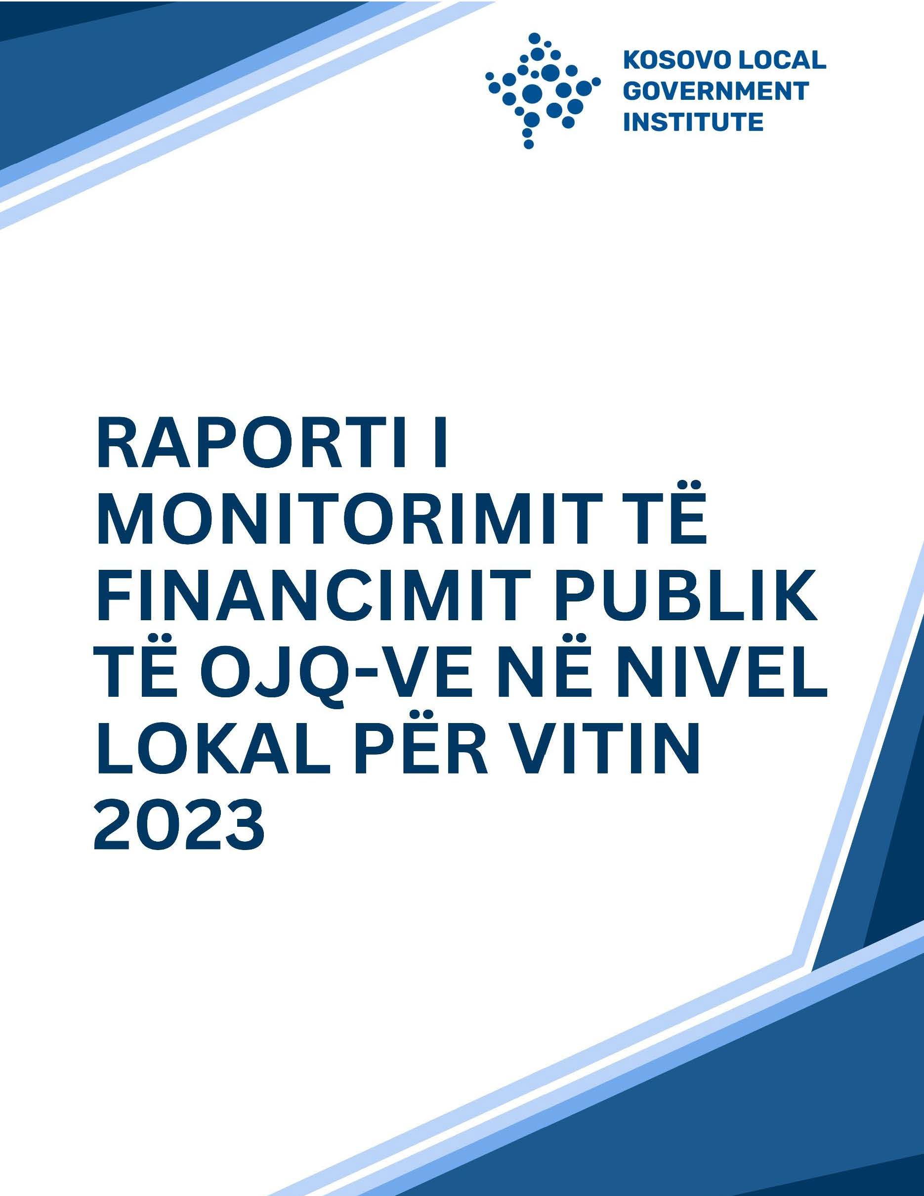 Read more about the article Raporti i monitorimit të financimit Publik të OJQ-ve në nivel lokal për vitin 2023