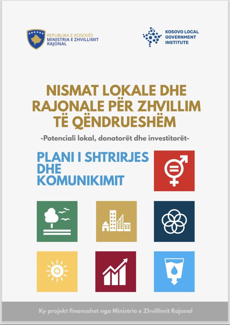 Read more about the article Nismat lokale dhe rajonale për zhvillim të qëndrueshëm